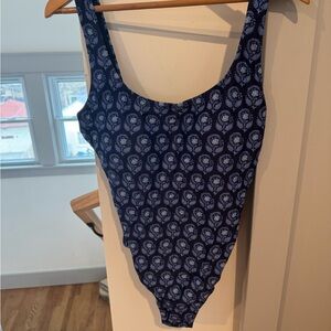 J Creww -Batik bouquet print, One-Piece Swimsuit